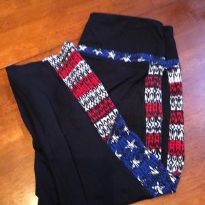 Reebok patriotic capris